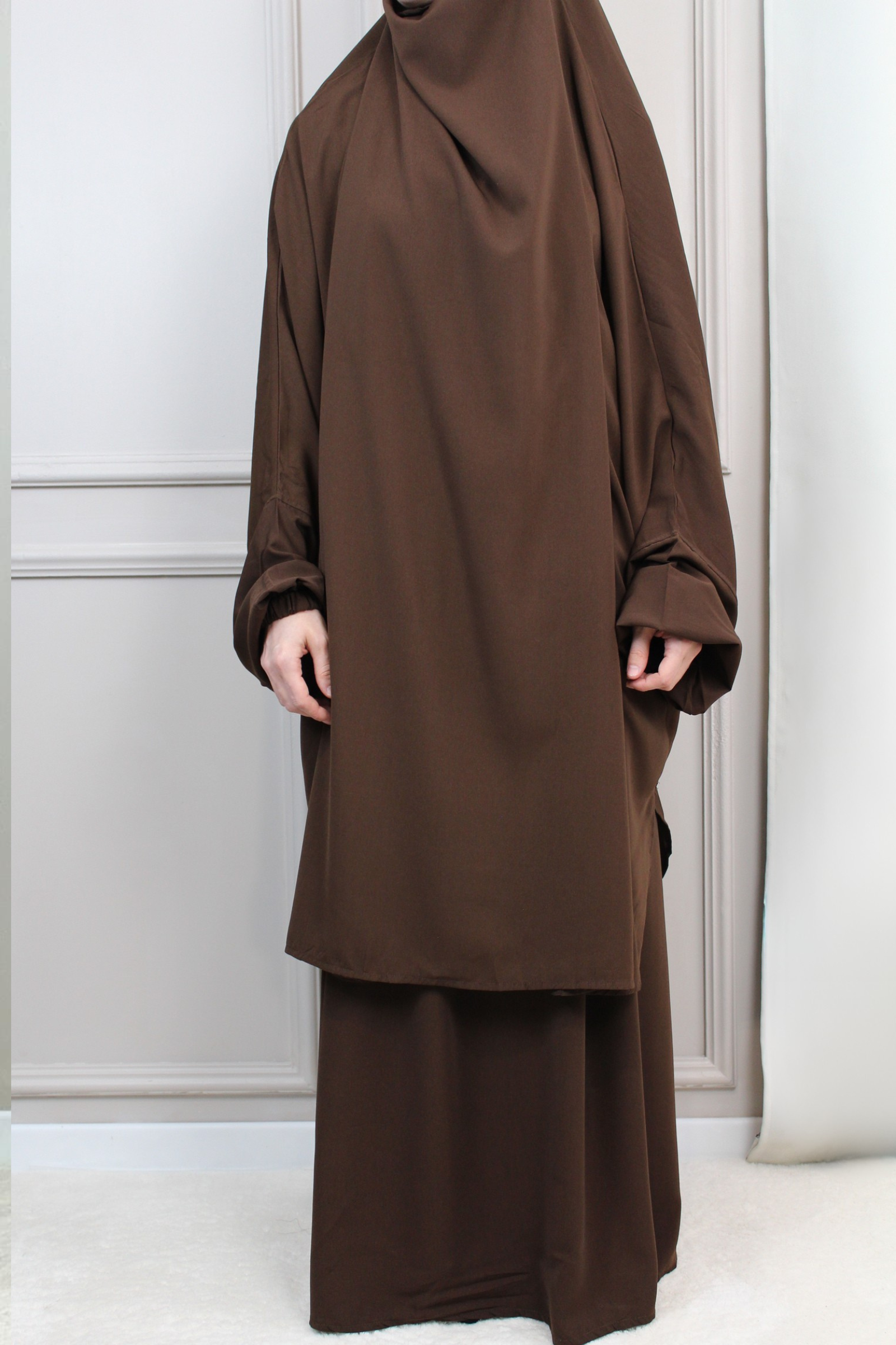 Premium Jilbab Braun