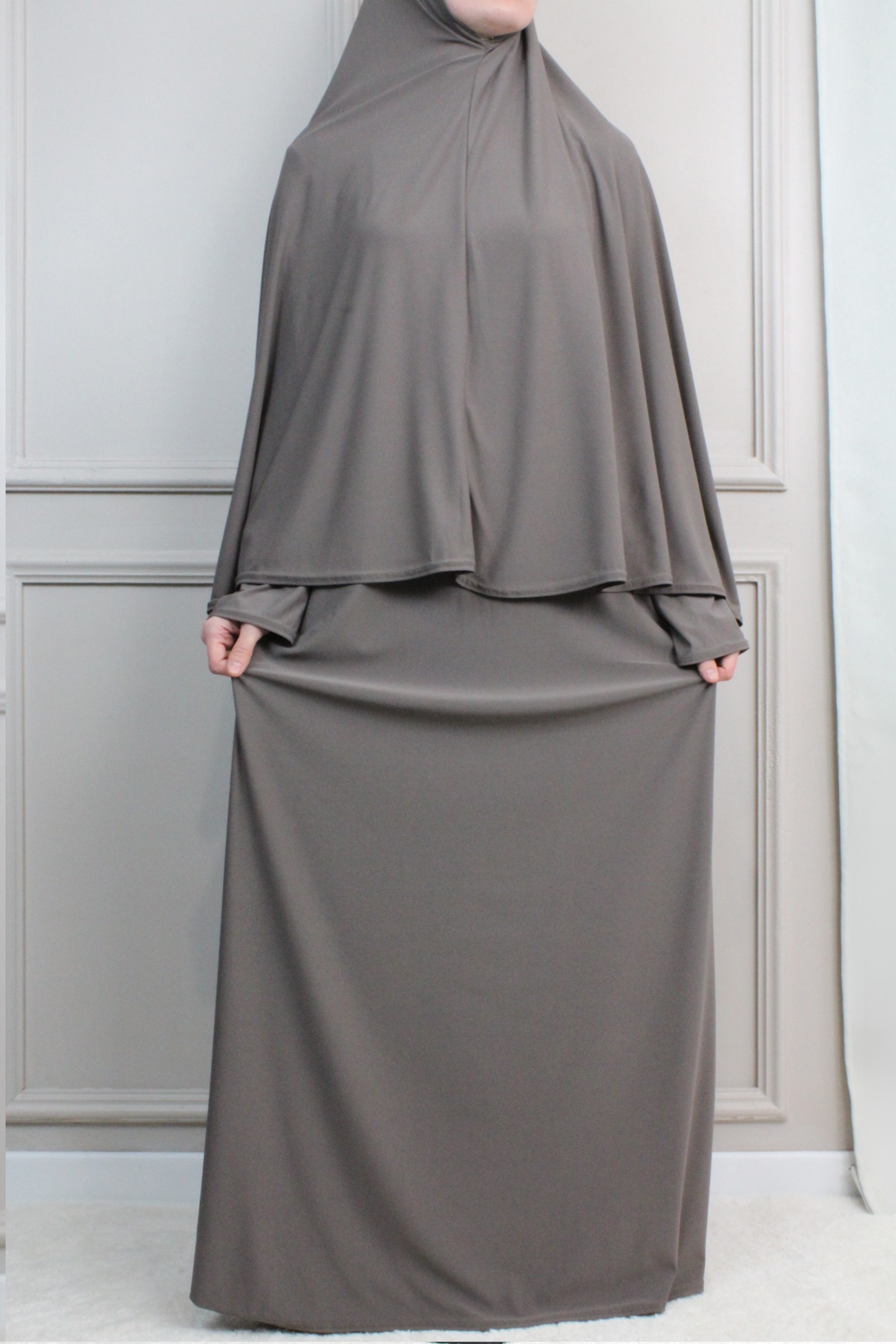 Jersey Khimar Set