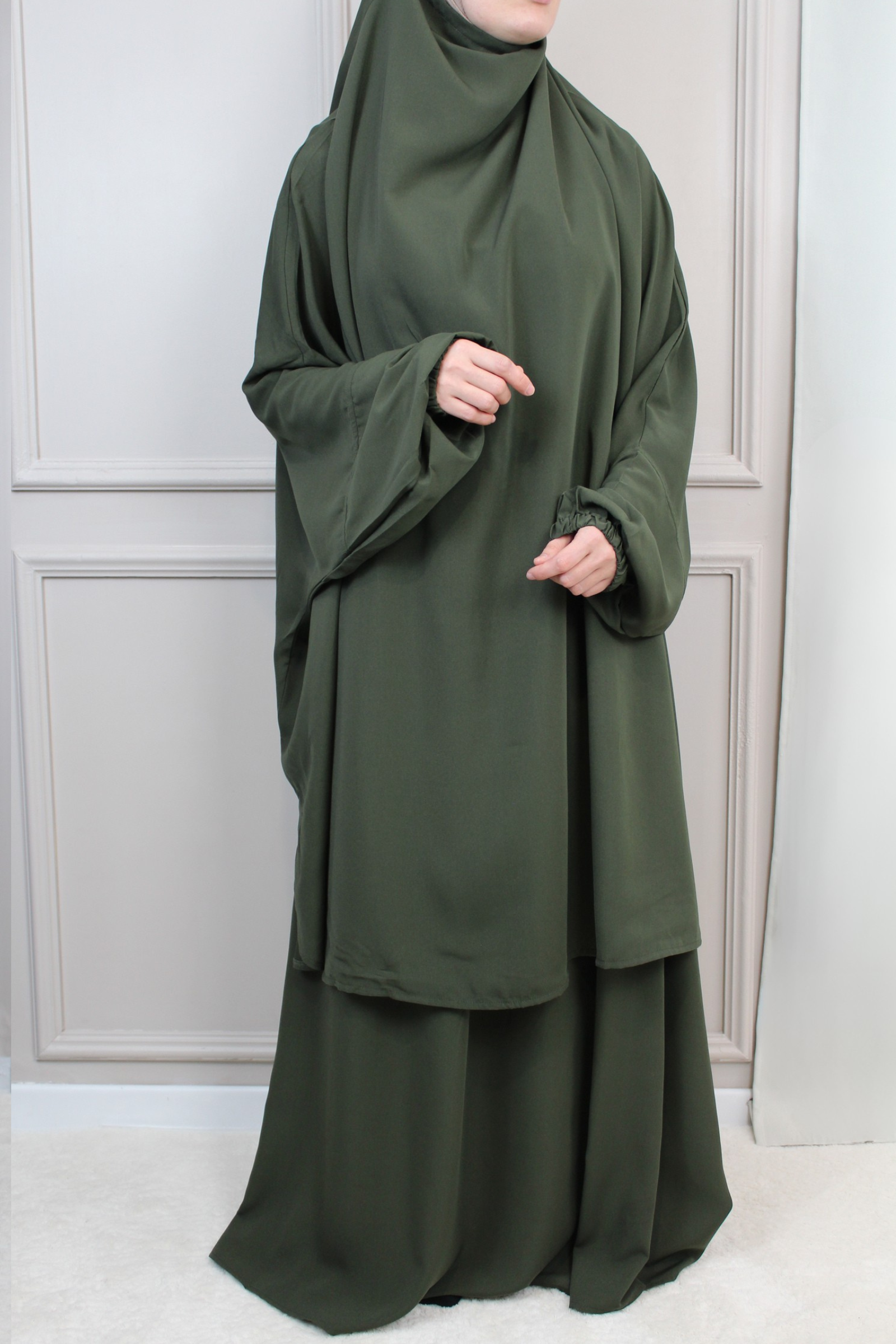 Premium Jilbab Khaki