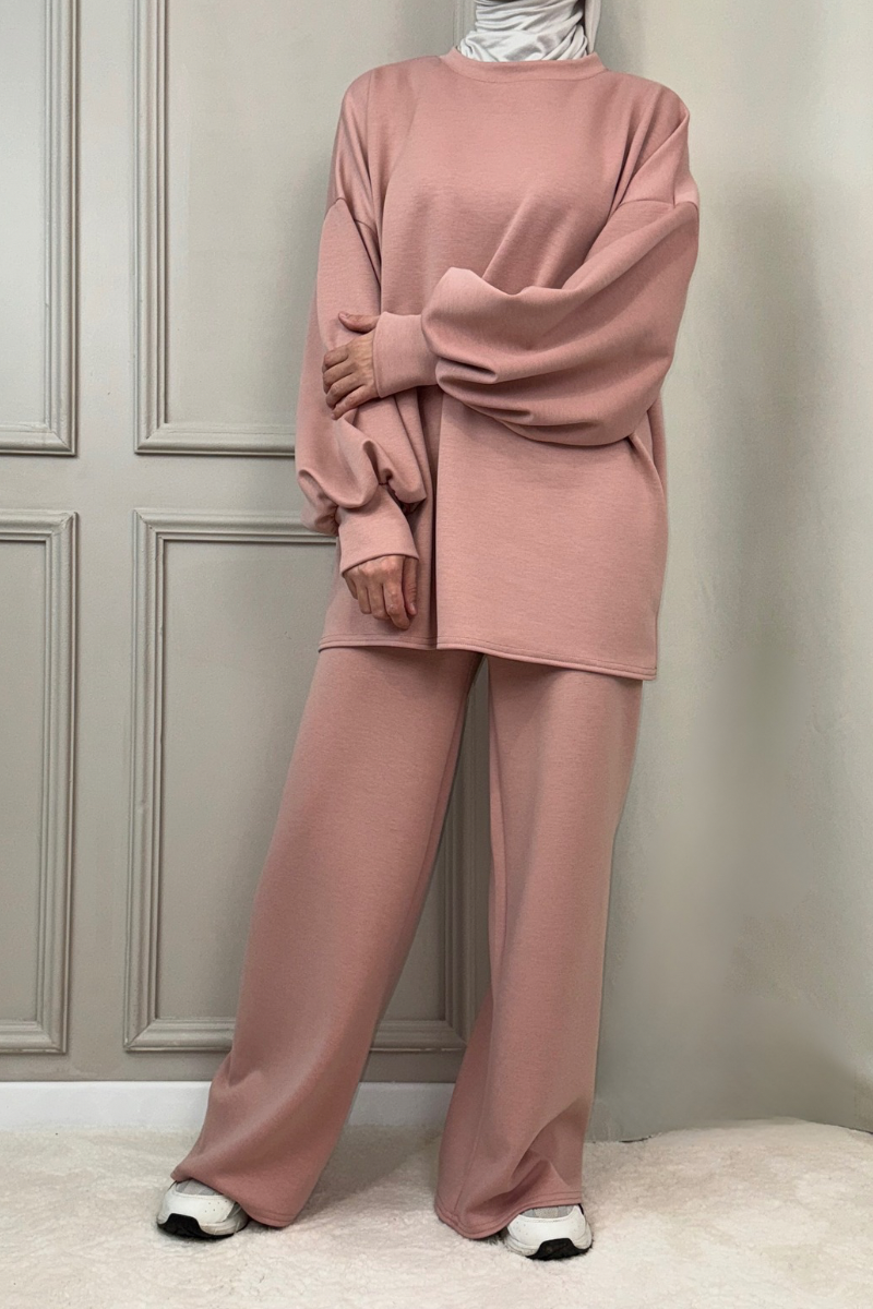 Zweiteiler Enisa mit Hose Rosa