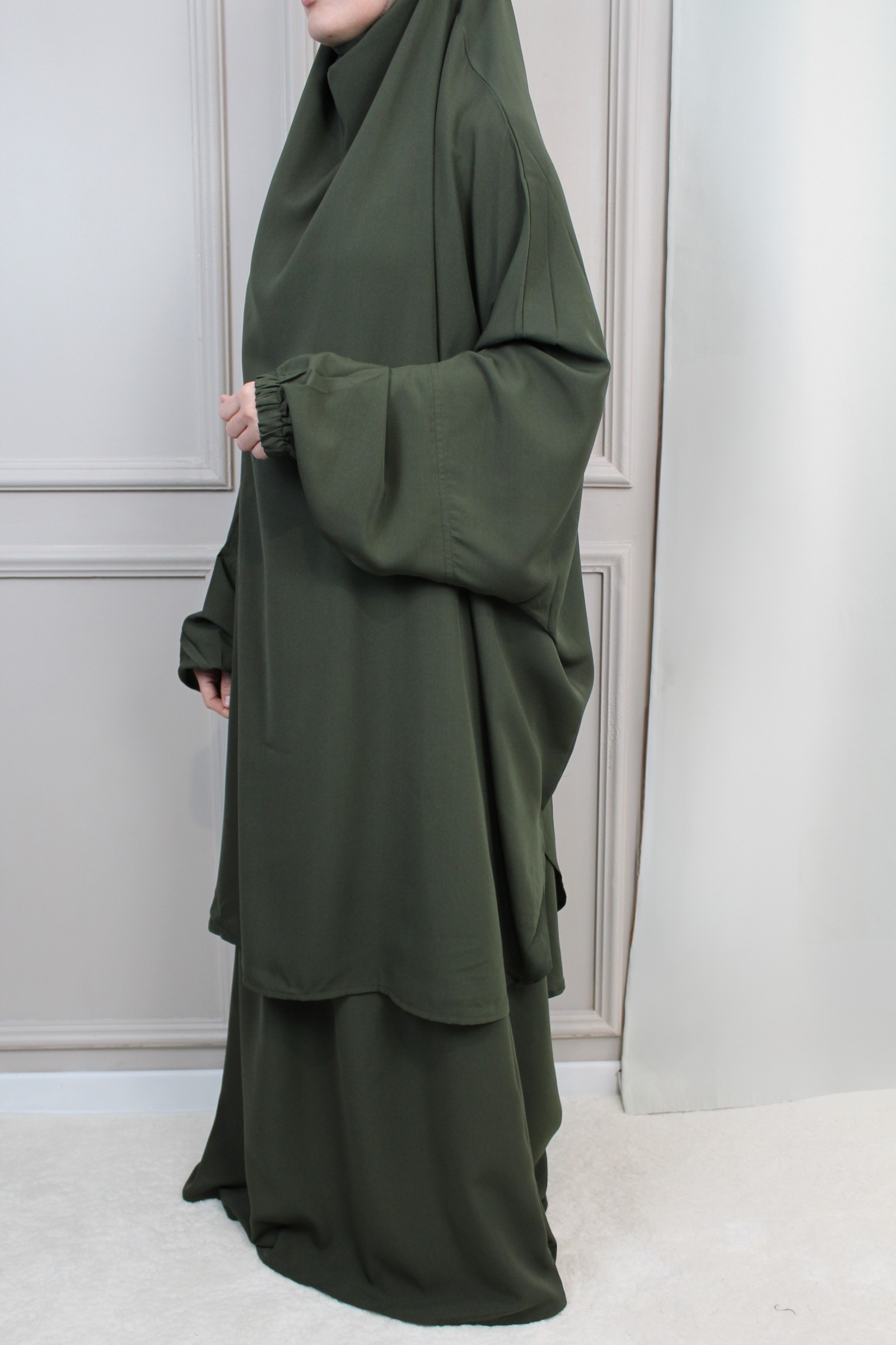 Premium Jilbab Khaki