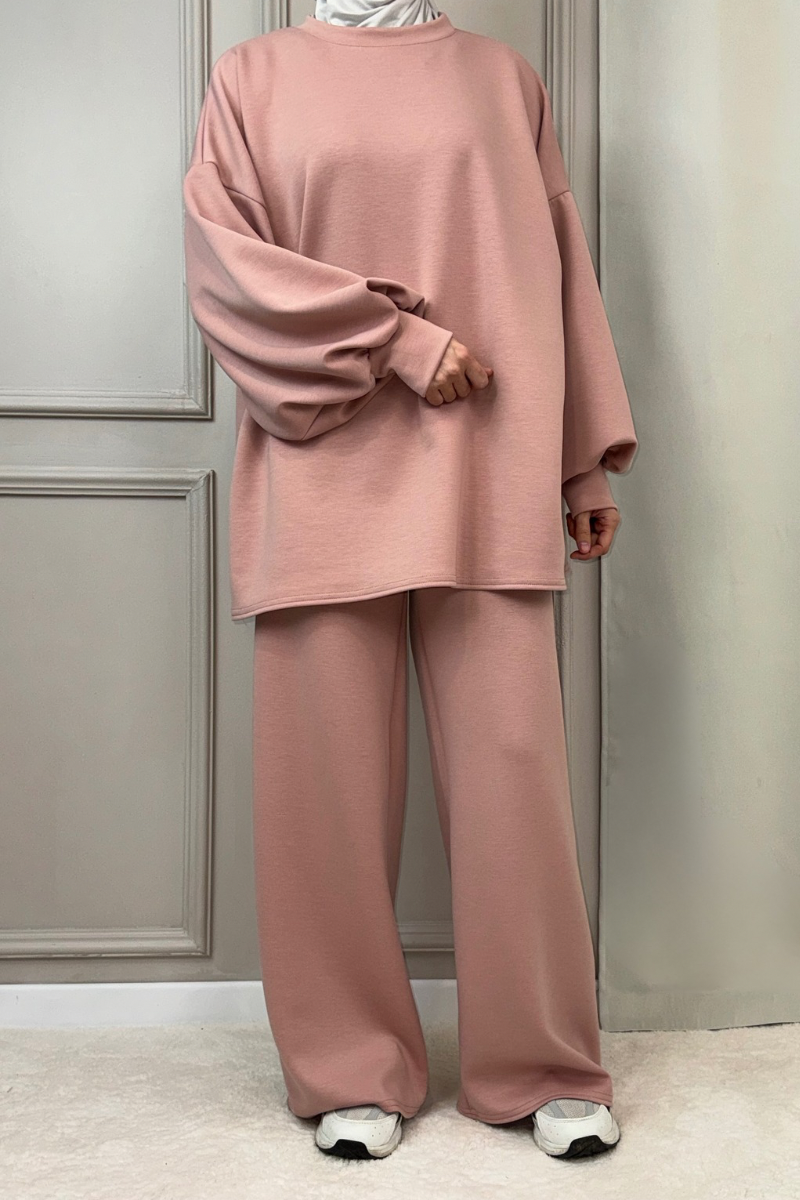 Zweiteiler Enisa mit Hose Rosa